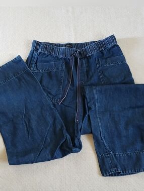 talbots ♡ pull on denim pants medium